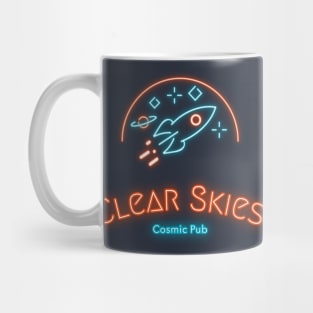 Clear Skies Cosmic Pub Mug